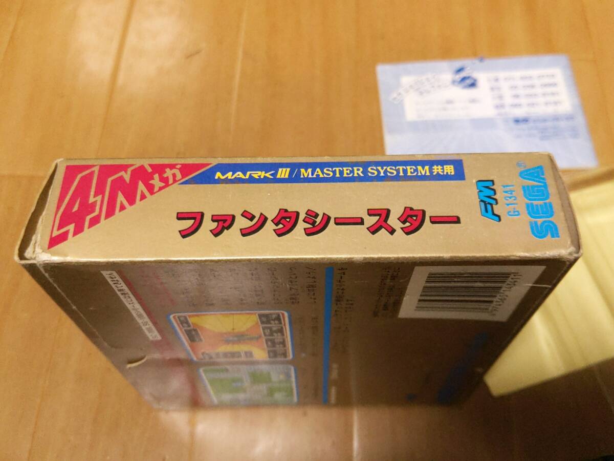  Sega Mark Ⅲ Master System soft вентилятор ta ножны ta-PHANTASY STAR коробка мнение имеется 