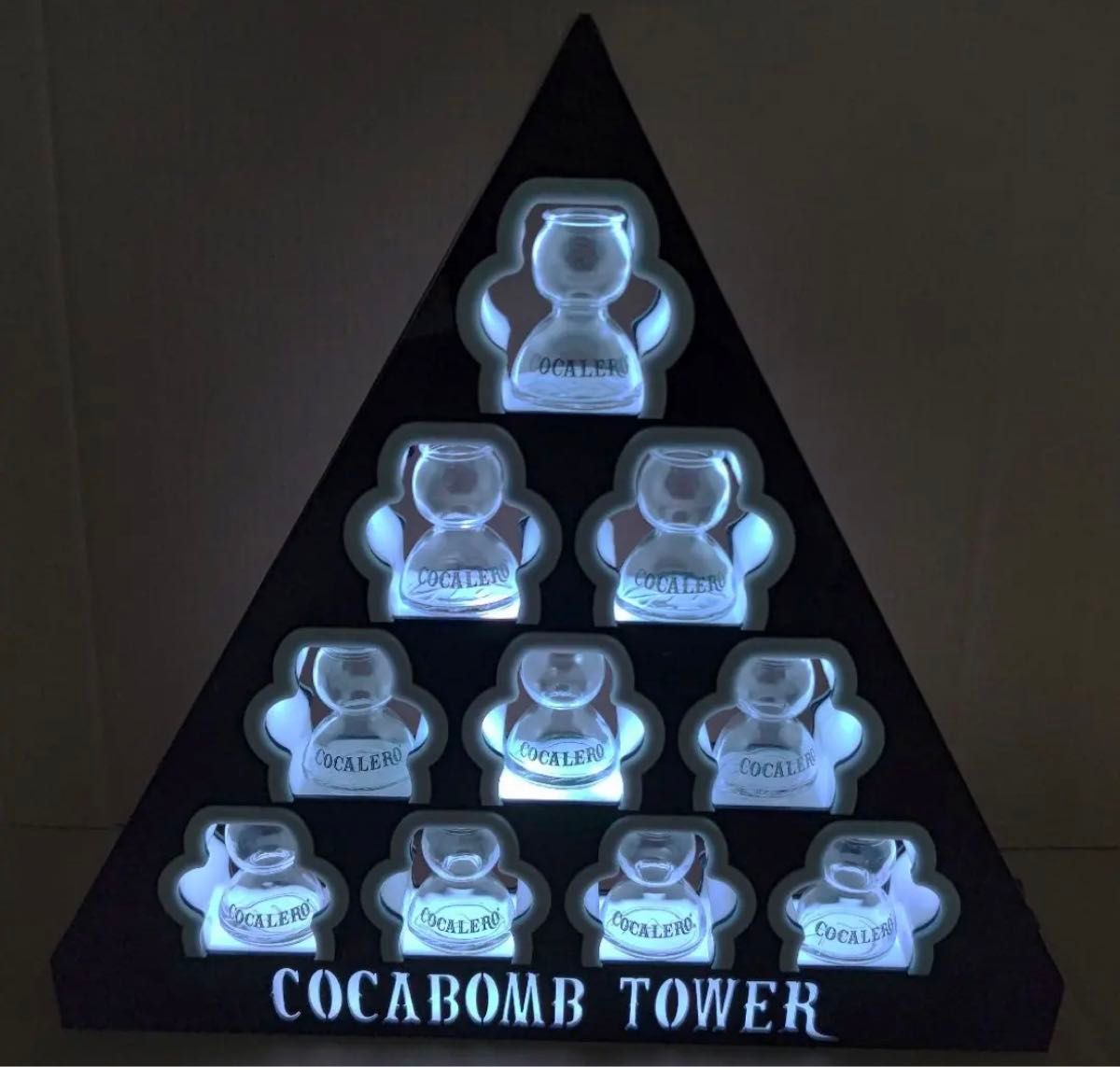 コカボムタワー LED ディスプレイ ケース ライト キャバクラホストCLUB クラブ コカレロタワー　7色