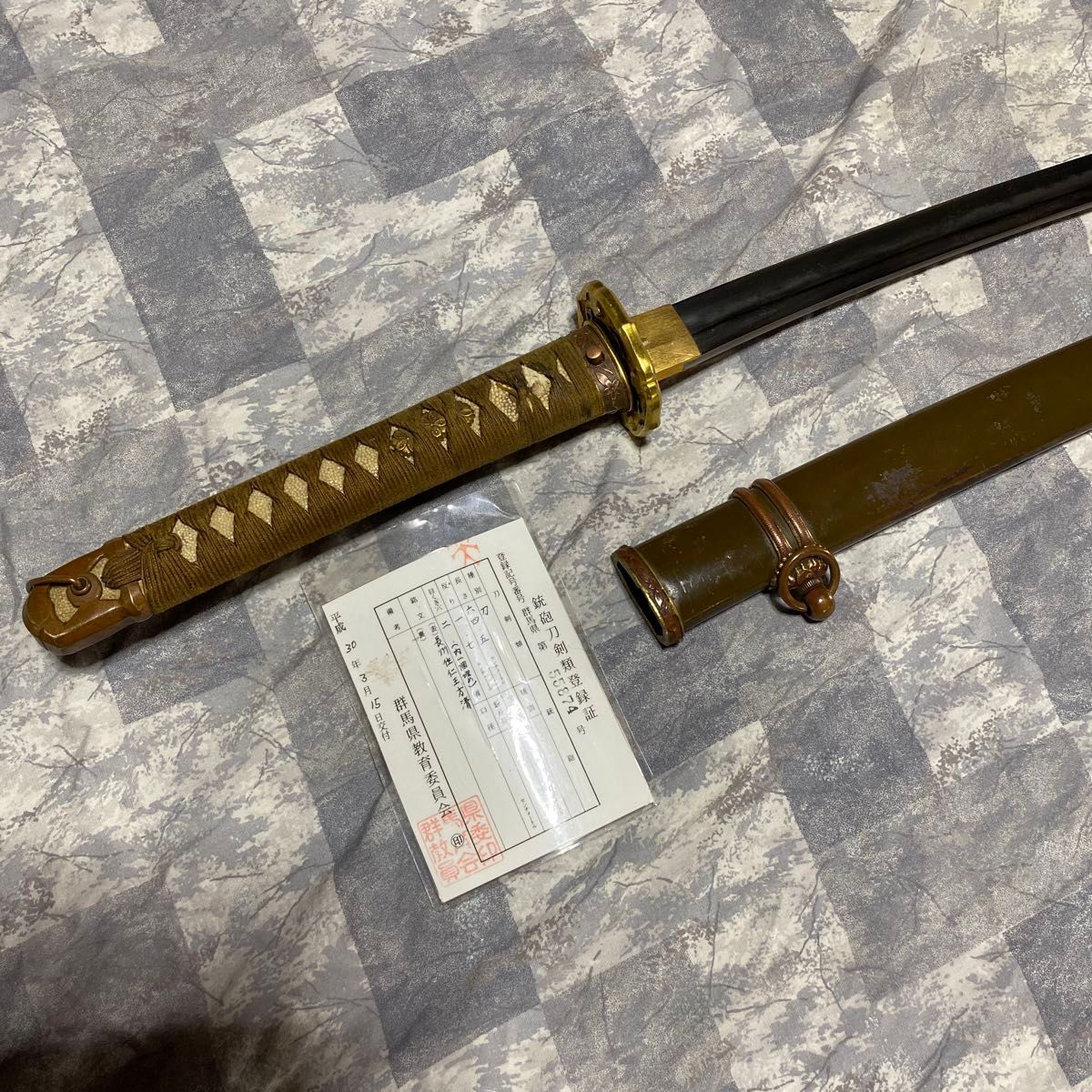 真剣 大日本帝国陸軍軍刀 銘 長州住仁王方清|Yahoo!フリマ(旧 真剣 大日本帝国陸軍軍刀 銘 長州住仁王方清|Yahoo!フリマ(旧