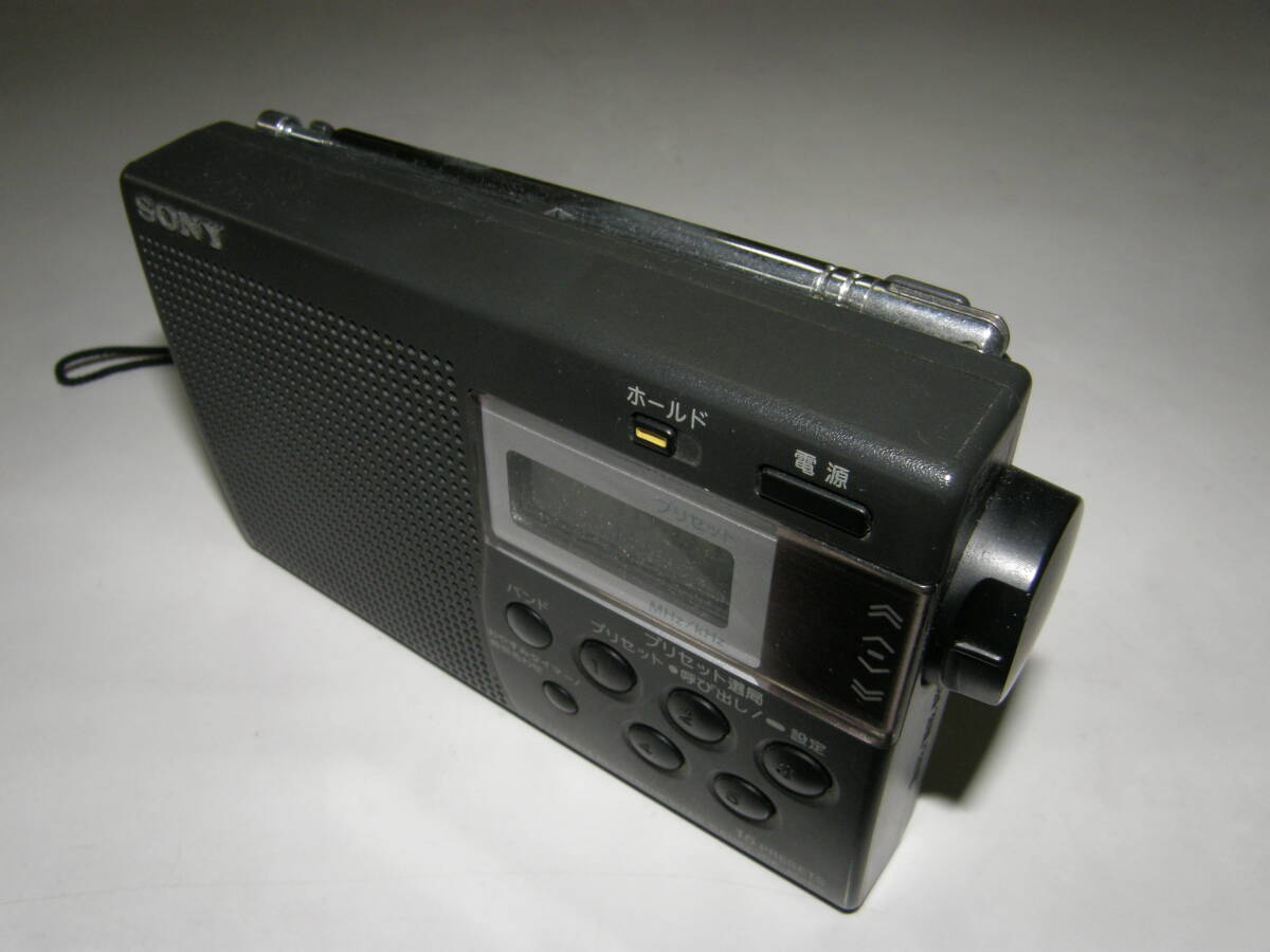 ◆SONY ICF-M260『コンパクトなPLLシンセサイザー』AM,FM◆受信好調/動作良好/綺麗です◆の画像2