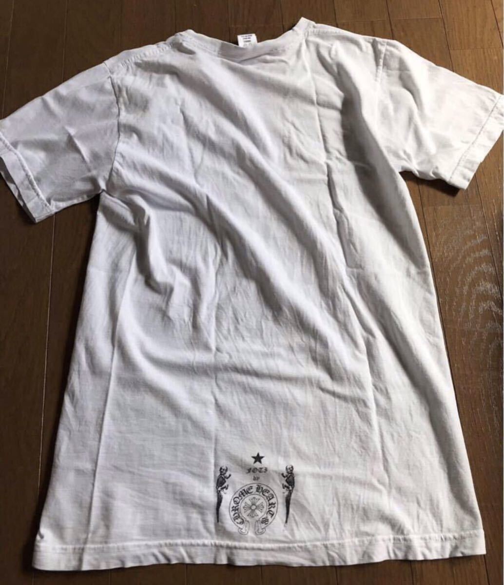 送料230円● CHROME HEARTS × joe foti 2013 限定 Tシャツ クロムハーツの画像3