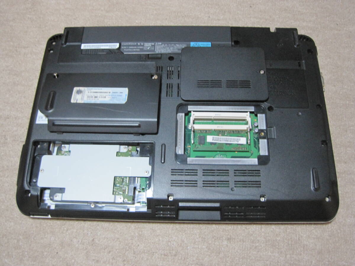 富士通 LIFEBOOK AH56/D Core i5-2520M 2.5GHz メモリ2G HDD320GB ジャンク BIOS確認_画像7