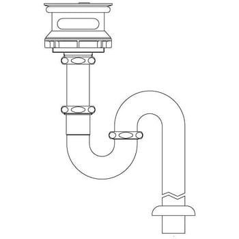 多目的流し/リクシル(LIXIL)製マルチシンク/S-21S床排水　水栓セット