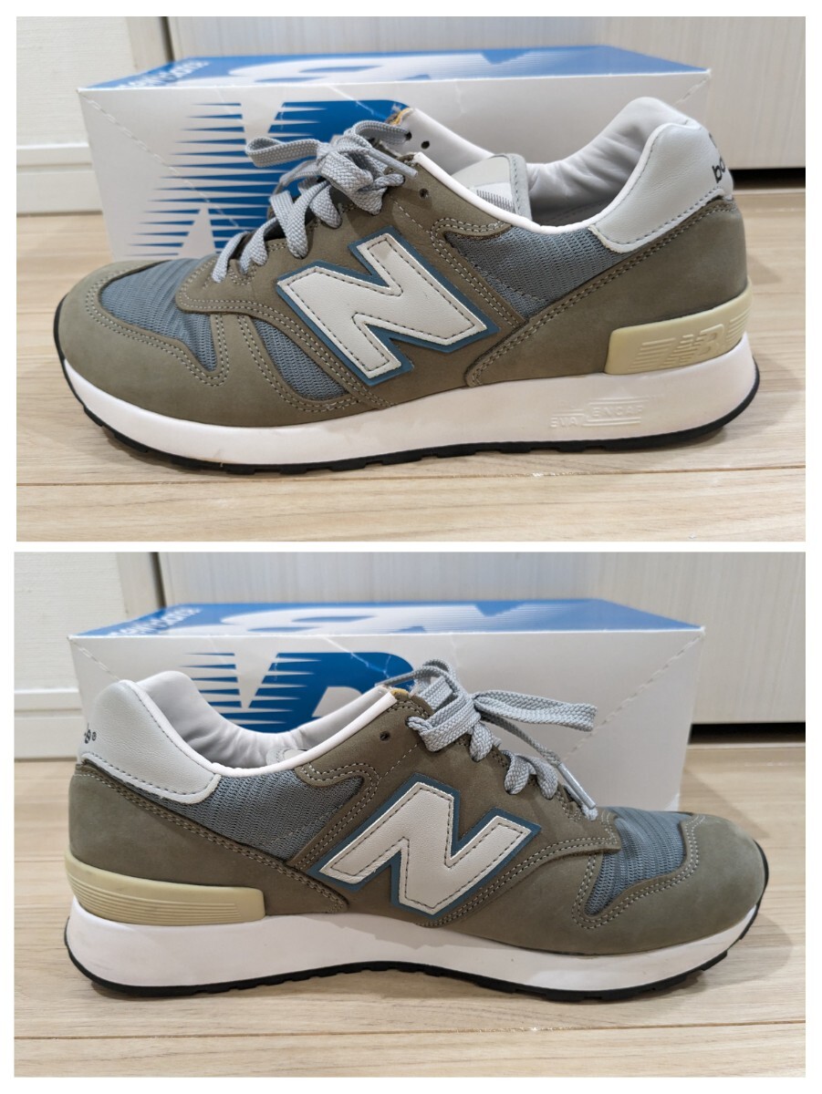 美品　ニューバランス　M1300JP2　New Balance スチールブルー_画像9