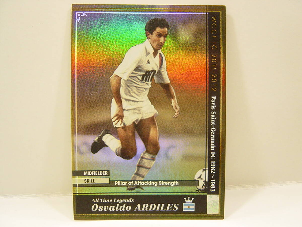 ■ WCCF 2011-2012 ATLE オズワルド・アルディレス　Osvaldo Ardiles 1952 Argentine　Paris Saint-Germain FC 1982-1983 All Time Legends_画像1