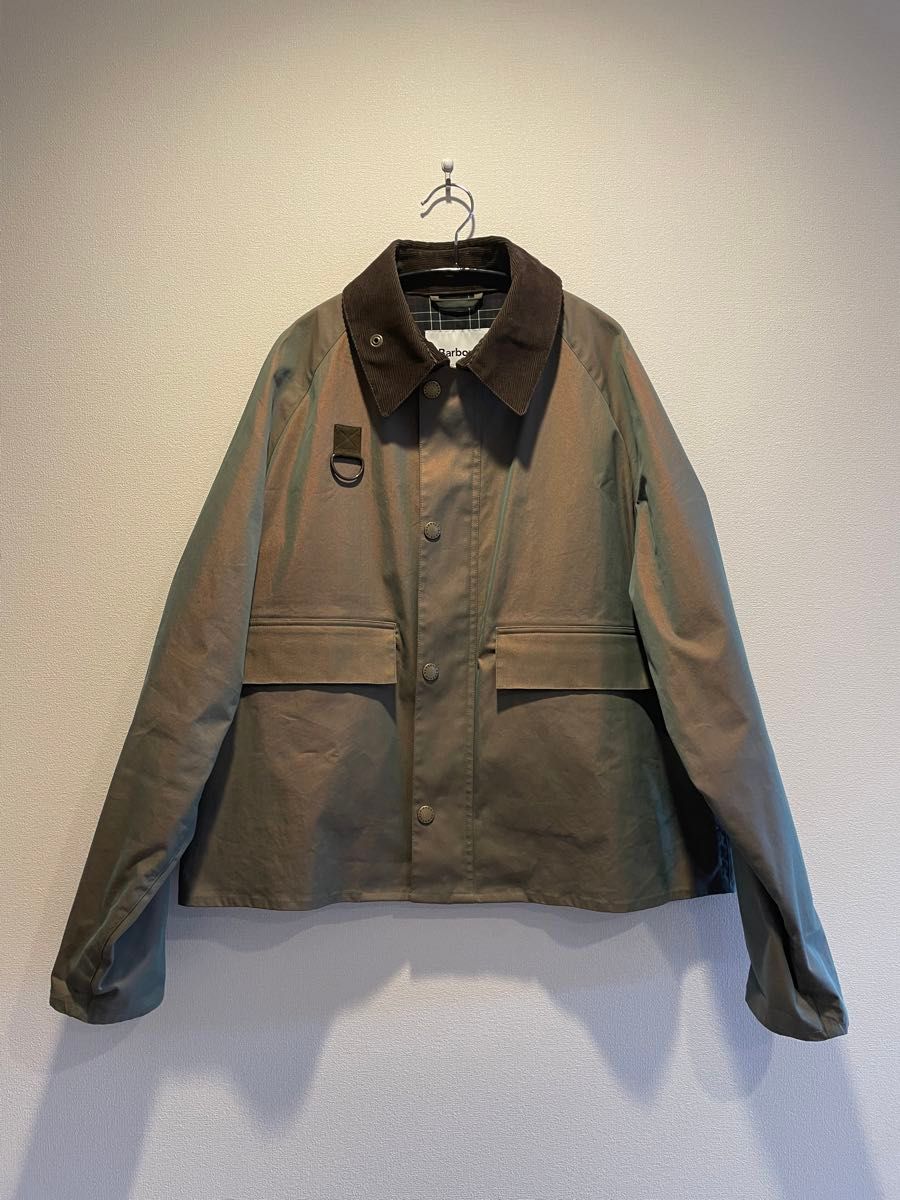 Barbour × BEAMS F 別注 SPEY シャンブレー ショートブルゾン Barbour × BEAMS F 別注 SPEY シャンブレー ショートブルゾン