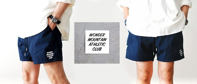 美品 WONDER MOUNTAIN ATHLETIC CLUB ワンダーマウンテン アスレチック クラブ Playing Shorts No.02 プレイングショーツ3/ショートパンツの画像1