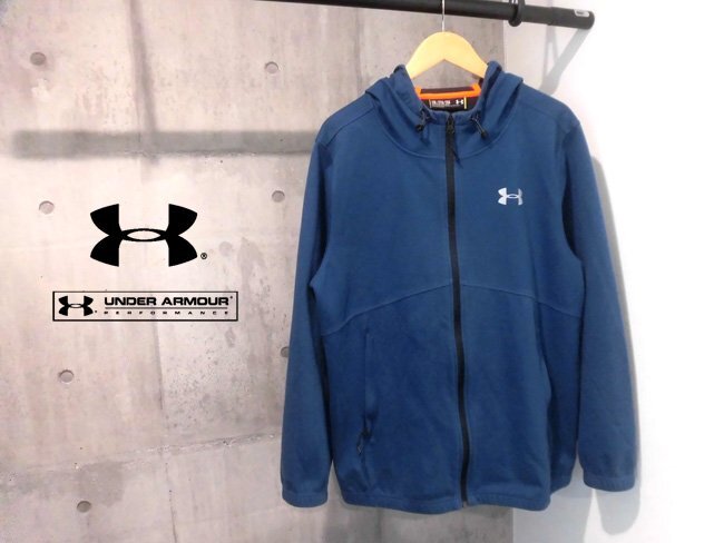 UNDER ARMOUR アンダーアーマー UA SPRING SWACKET ストームライトウェイト スワケット パーカー 2XL/撥水、防風加工 ZIPフーディ/1289694の画像1