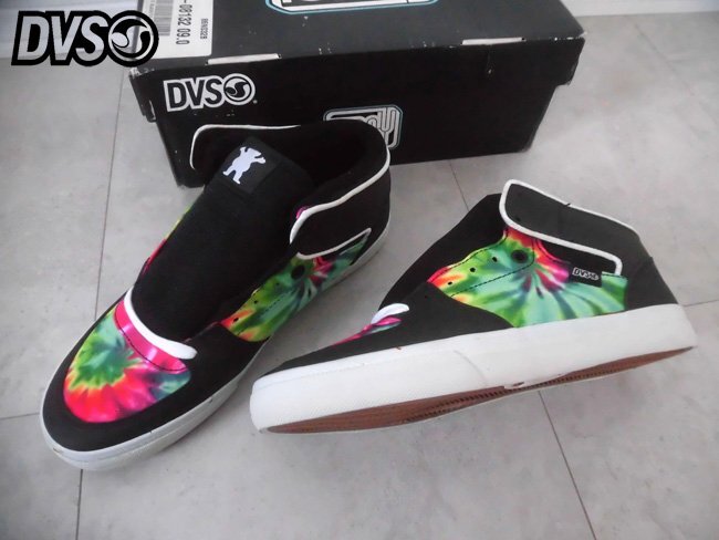 未使用品 DVS TOREY BLACK TIE-DYE SUEDE タイダイ スケートシューズ/US9 27cm/Grizzly Griptape/スニーカー/メンズ/DVF0000158の画像1