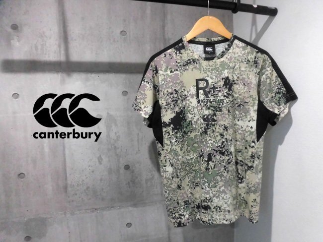 CANTERBURY カンタベリー R+ S/S PERFORMANCE TEE パフォーマンス 半袖 TシャツM/カモフラ Tee/メンズ/ラグビー/RP39022の画像1