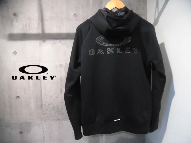 OAKLEY オークリー Enhance Technical Fleece Jacket.WR 7.0テクニカル フリースフーディージャケットM/ジップパーカー/黒/メンズ/461547JP_画像1