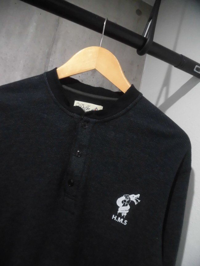 The DUFFER of St.GEORGEザ ダファーオブセントジョージT/C WAFFLE L/S HENLEY TEEヘンリーネック サーマルシャツL/ワッフルT/297165 CT288の画像4