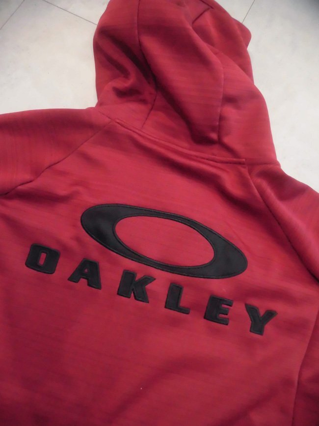 美品 OAKLEY オークリー Enhance Technical Fleece Jacket.QD ウォームアップ ジップパーカーXL/ZIPフーディ/メンズ/GOLF ゴルフ/461599JP_画像5