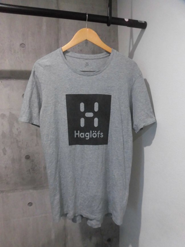 HAGLOFS ホグロフス Camp Tee キャンプTシャツL/ロゴプリント 半袖 Tシャツ L/グレー/メンズ/アウトドア/603511の画像2