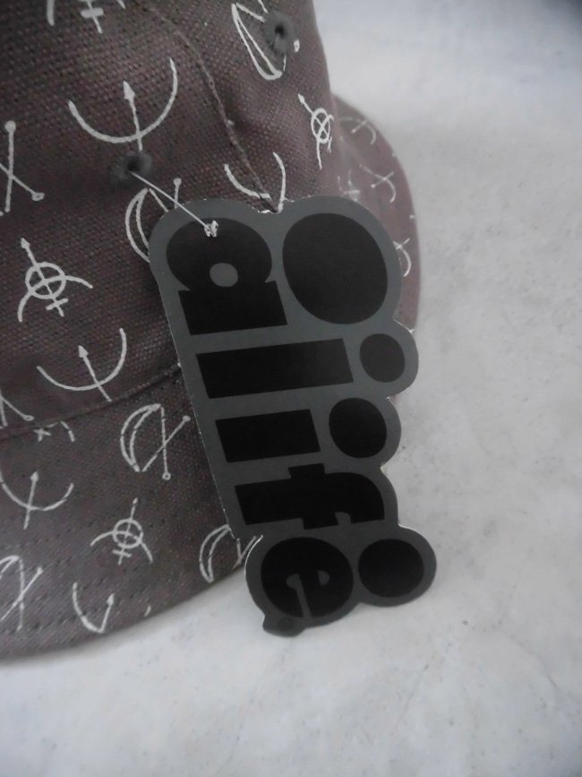 新品 alife エーライフ THIEF'S THEME BUCKET HAT リバーシブル バケットハット L/XL 帽子/黒 グレー/メンズ/75091/スケートボードの画像6