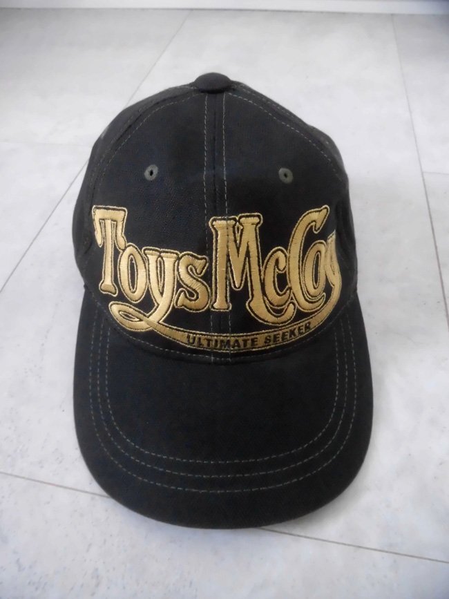 TOYS McCOY トイズマッコイ AIRMAN'S TOGS ロゴ刺繍 コットンヘリンボーンツイル キャップ/帽子/黒ブラック/REAL McCOY'S リアルマッコイズの画像2