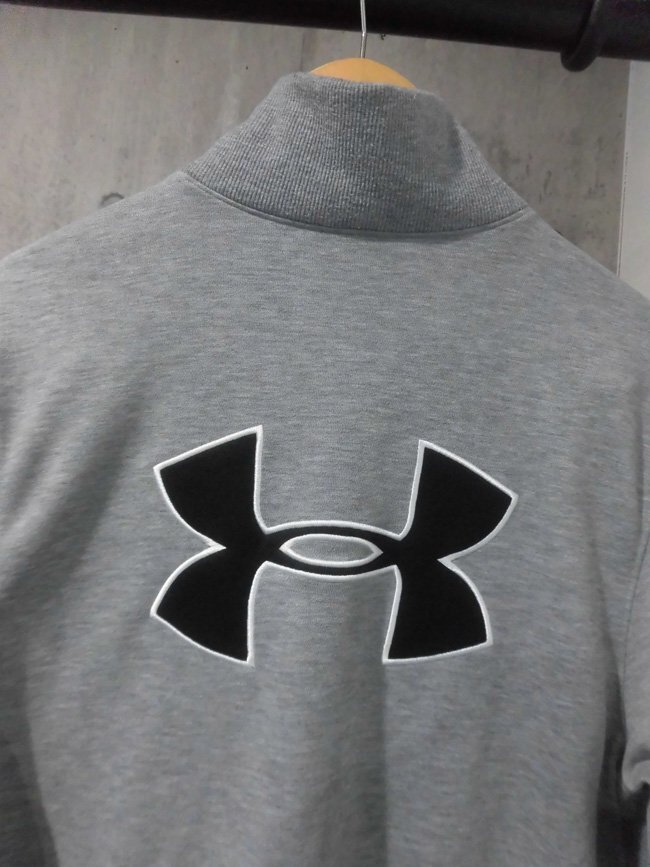 UNDER ARMOUR アンダーアーマー UA アーマースウェット フルジップジャケットL/スウェットジャージ/グレー/メンズ/MTR6232の画像6