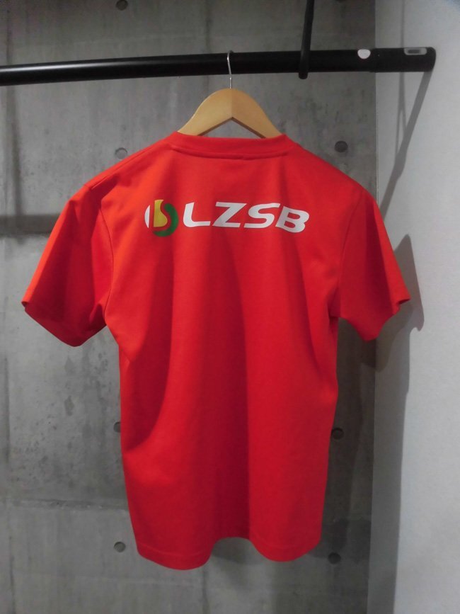 LUZeSOMBRA ルースイソンブラ/LZSBプリント プラクティスシャツ S/赤 レッド/サッカー フットサル_画像3