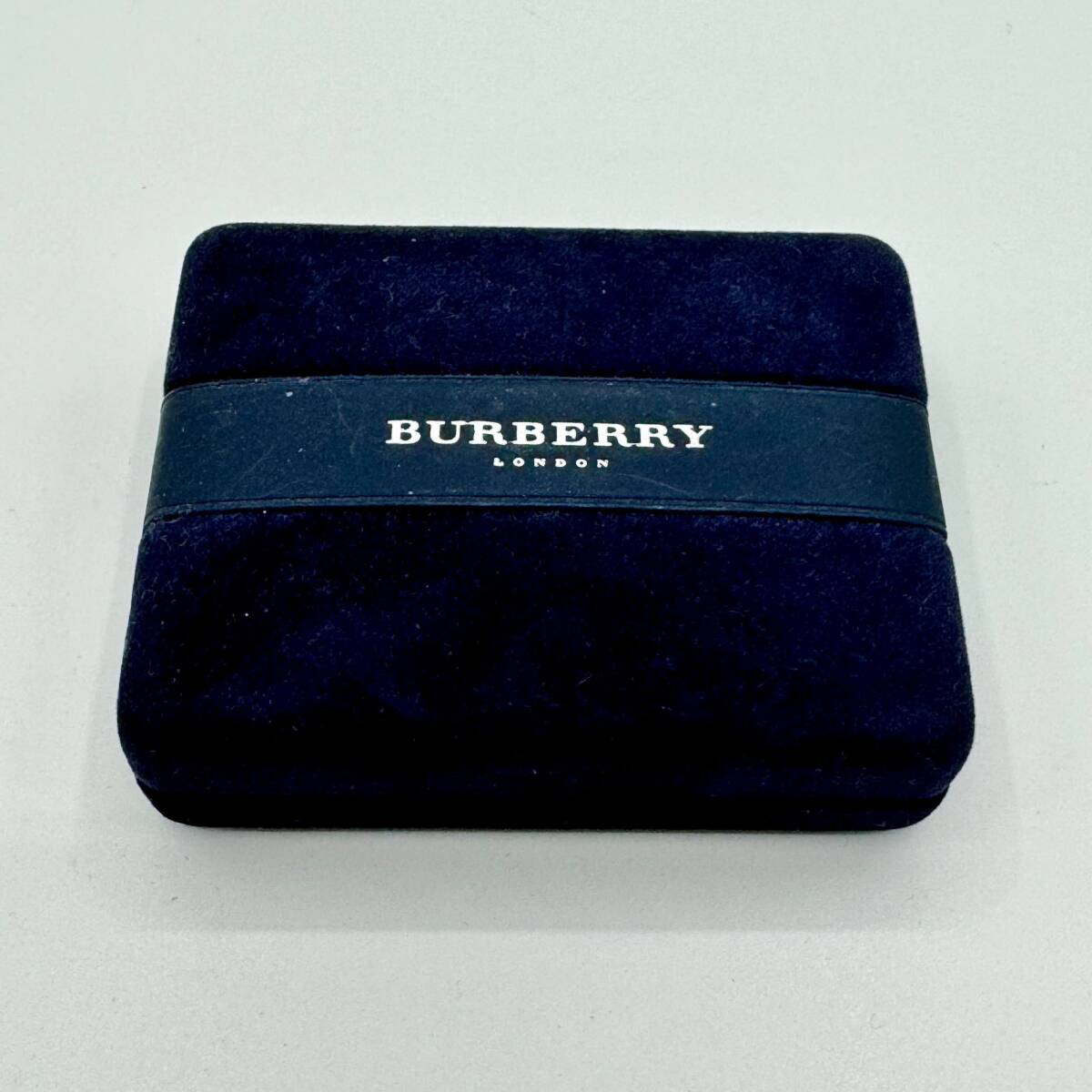 未使用☆ BURBERRY LONDON バーバリー ロンドン ネクタイピン シルバー メンズ ロゴ タグ付き 長期保管品 【4174】 _画像3