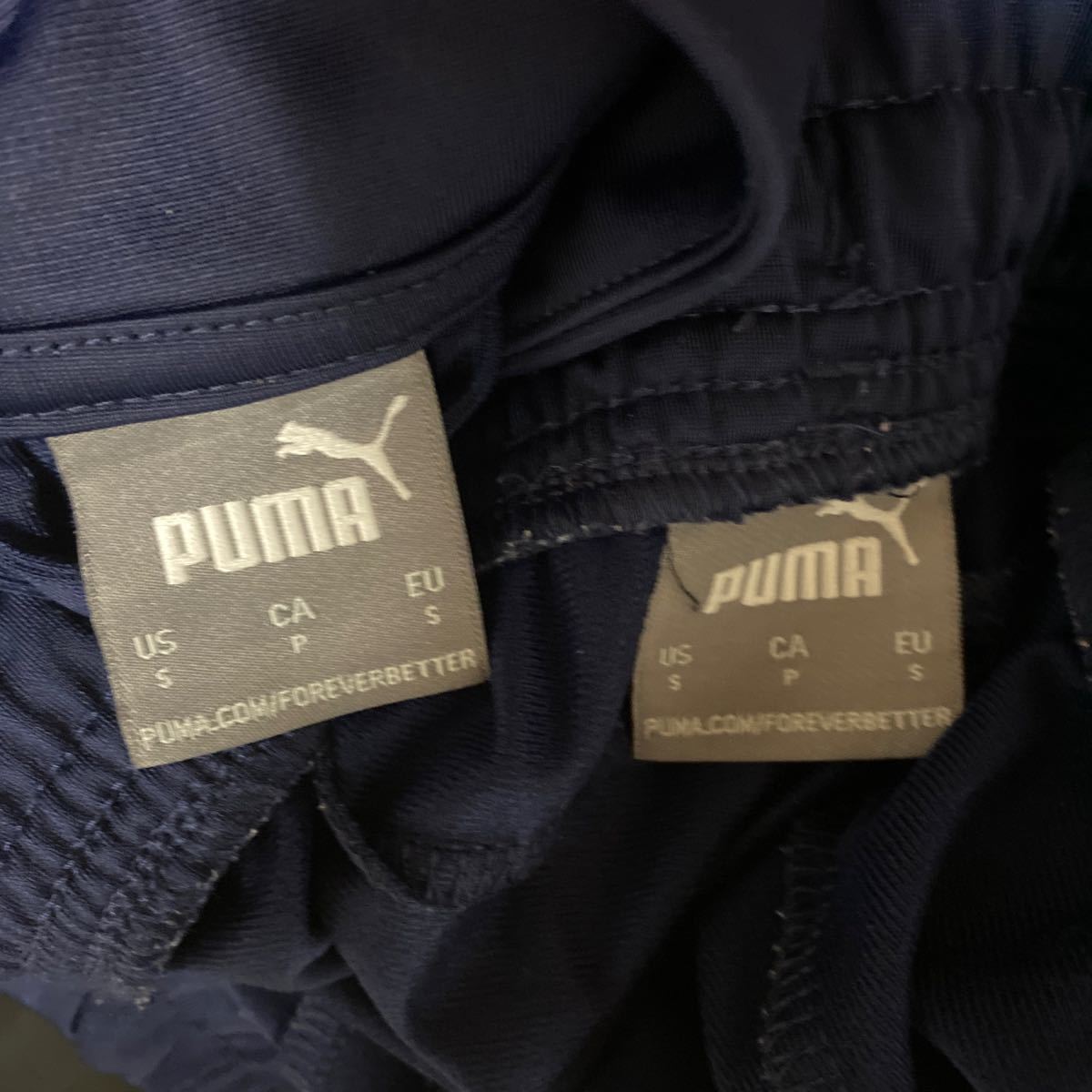 PUMA プーマ ジャージ上下 紺赤 US Sサイズの画像6