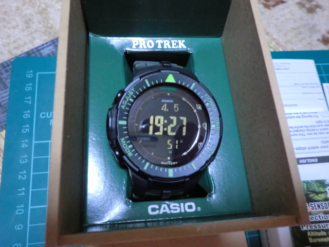 *CASIO PRO TREK PRG-300CM solar [ beautiful goods * box * manual attaching ] sending /510 jpy other 1000 jpy ..