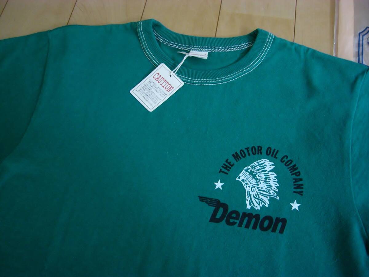 ●美品 即決 FLAT HEAD フラットヘッド Ｔシャツ 36 Demon_画像2