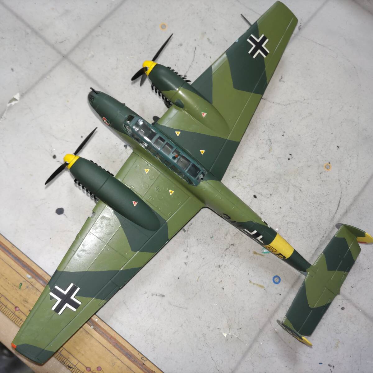 1/72 ドイツ空軍　Bf110完成品_画像1