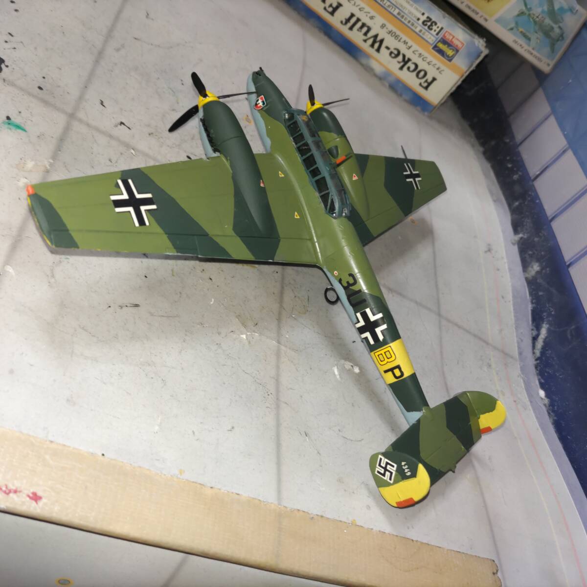 1/72 ドイツ空軍　Bf110完成品_画像8