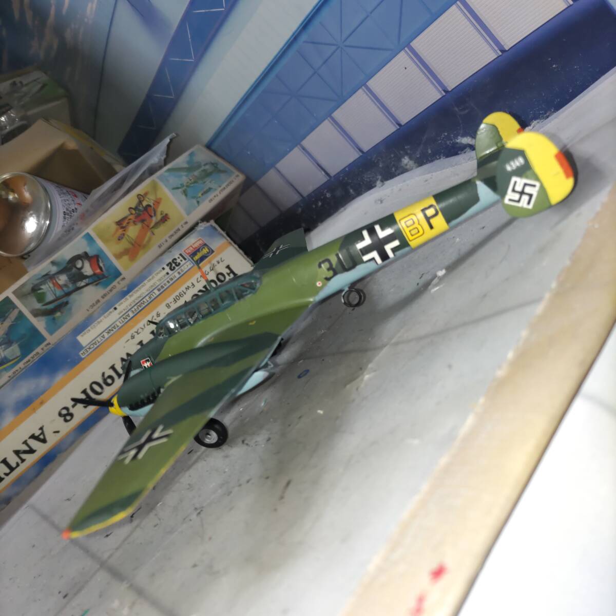 1/72 ドイツ空軍　Bf110完成品_画像9