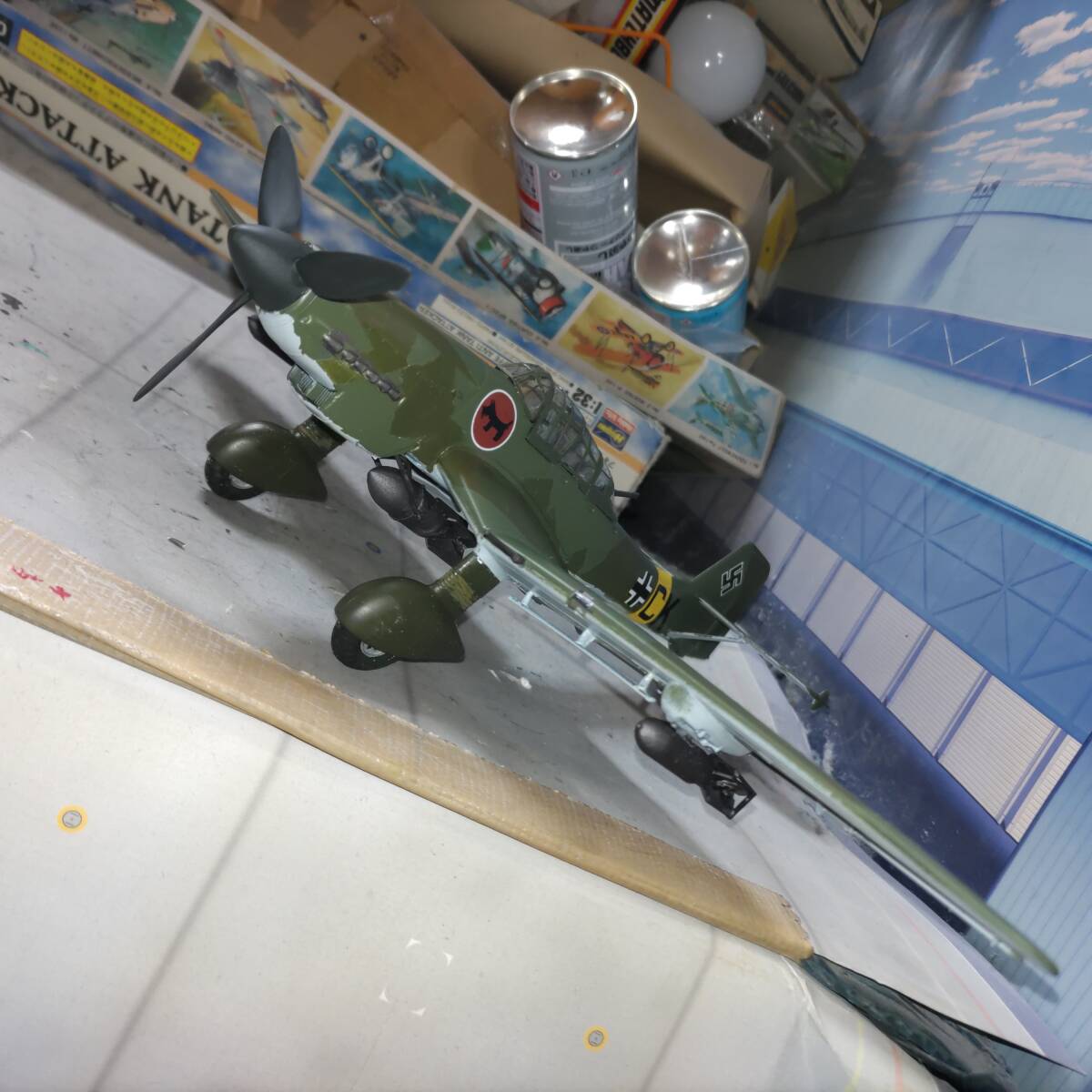 1/48 ドイツ空軍 Ju87D完成品の画像6