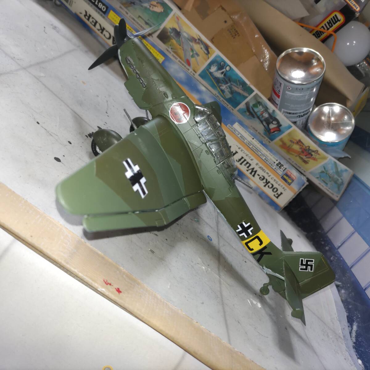 1/48 ドイツ空軍 Ju87D完成品の画像4