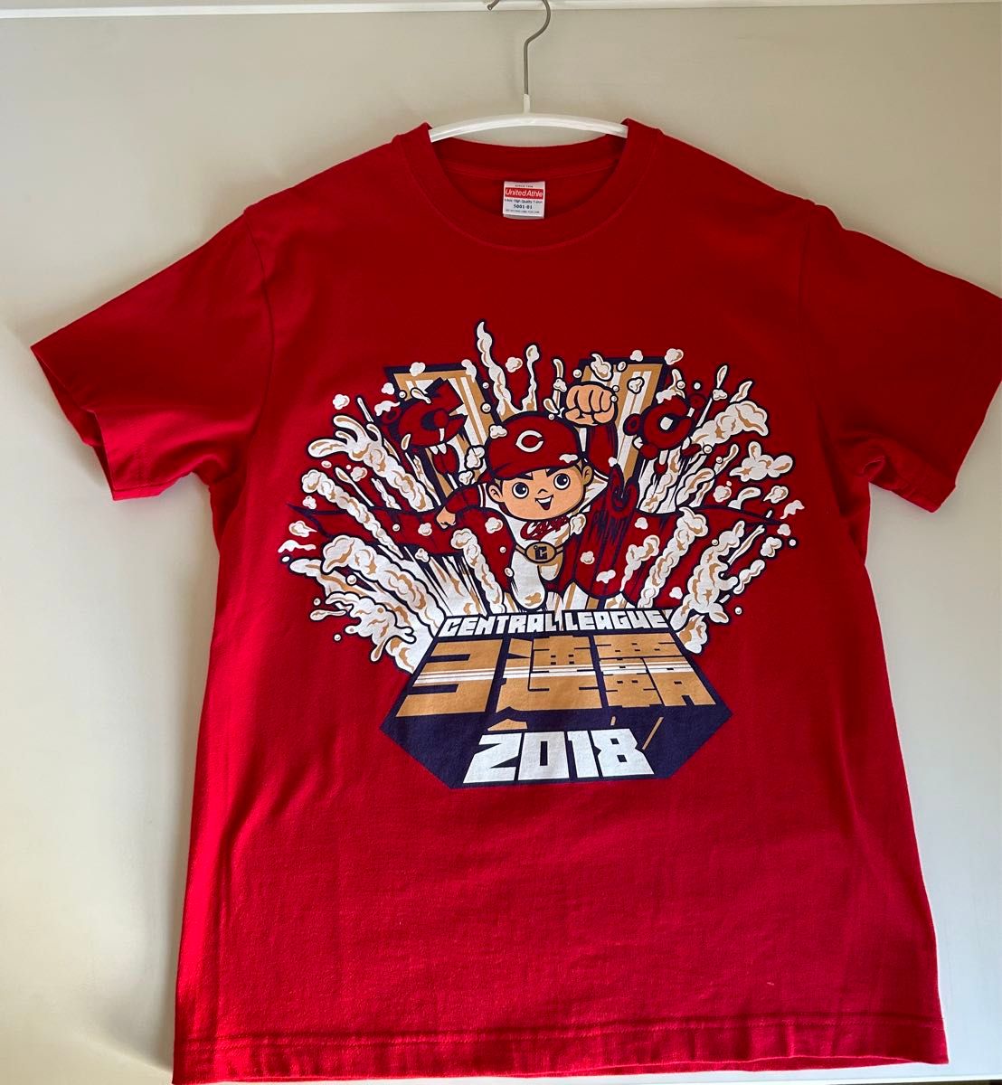 未使用】広島東洋カープ 2018リーグ優勝記念 Tシャツ Sサイズ 未使用】広島東洋カープ 2018リーグ優勝記念 Tシャツ Sサイズ
