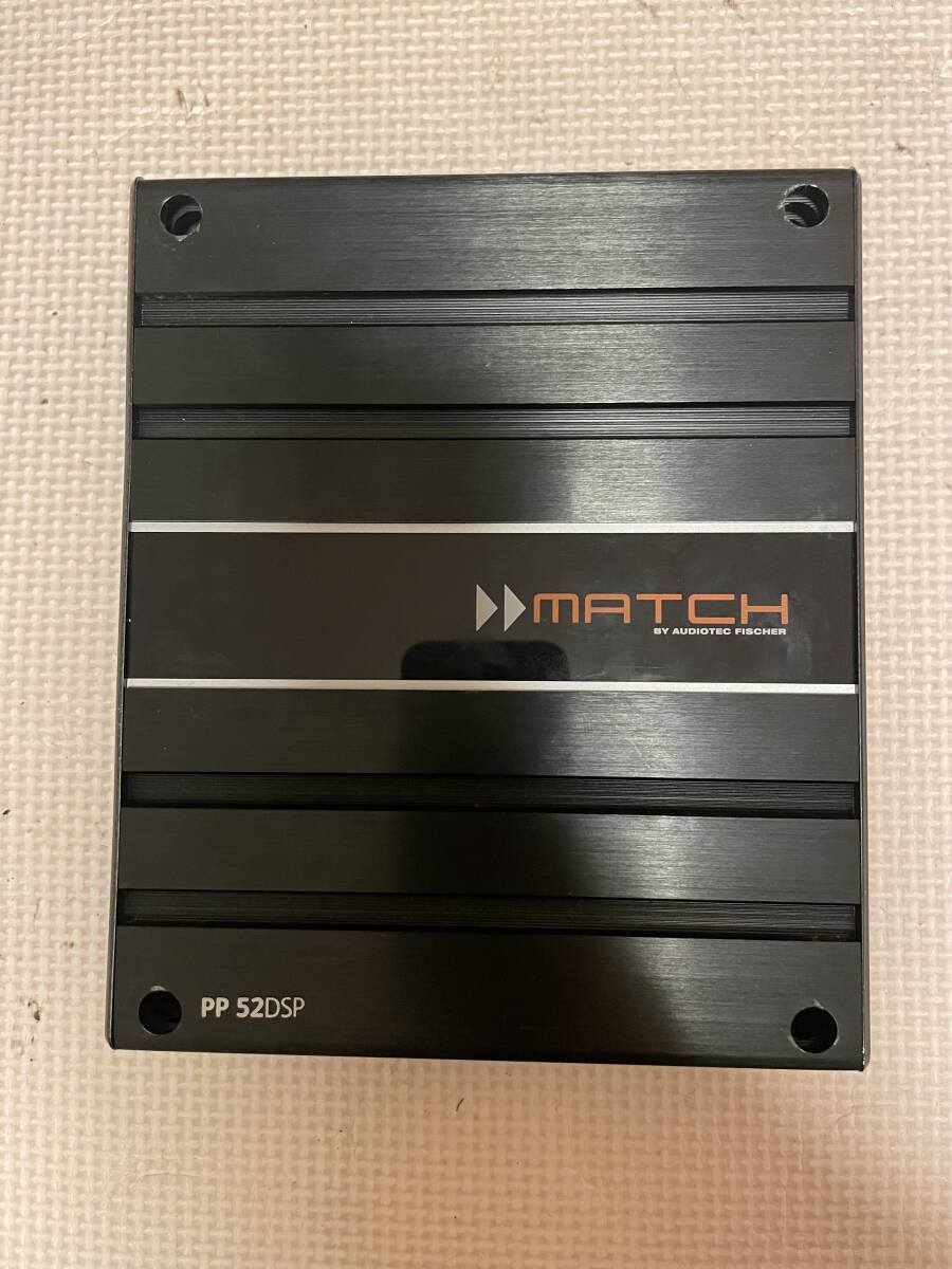 MATCH PP8E-Qサブウーファー PP-52DSP8chパワーアンプ内蔵デジタルオーディオプロセッサー!!!コネクターハーネス,リモコンケーブル付!美品_画像2