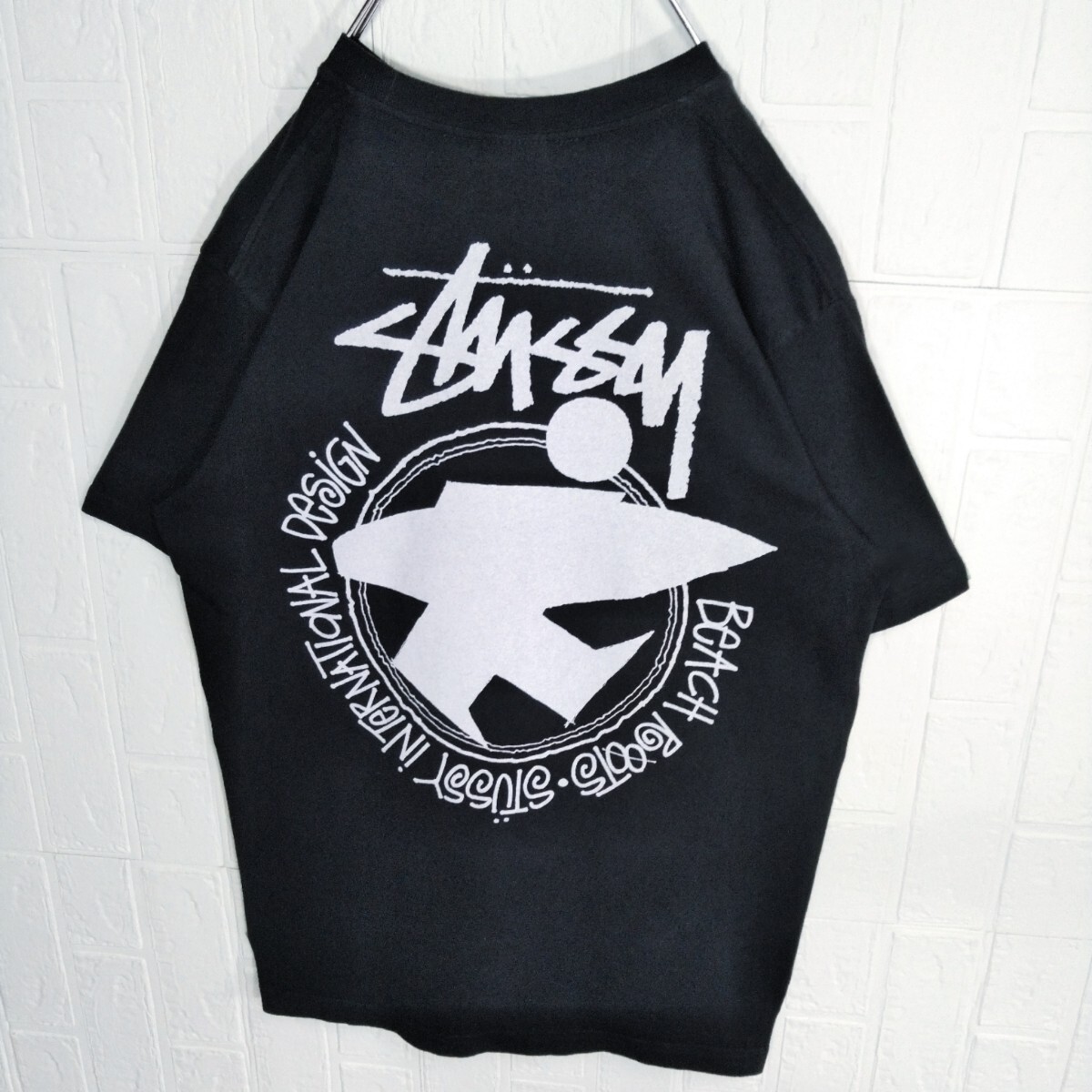STUSSY/ステューシー》サーフマン バックプリント Tシャツ USA製 STUSSY/ステューシー》サーフマン バックプリント Tシャツ USA製