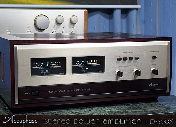 Accuphase P-300X ♪アキュフェーズの銘機 第3世代パワーアンプ♪【ウッドケース付き メンテ・ケア済／美品】の画像1