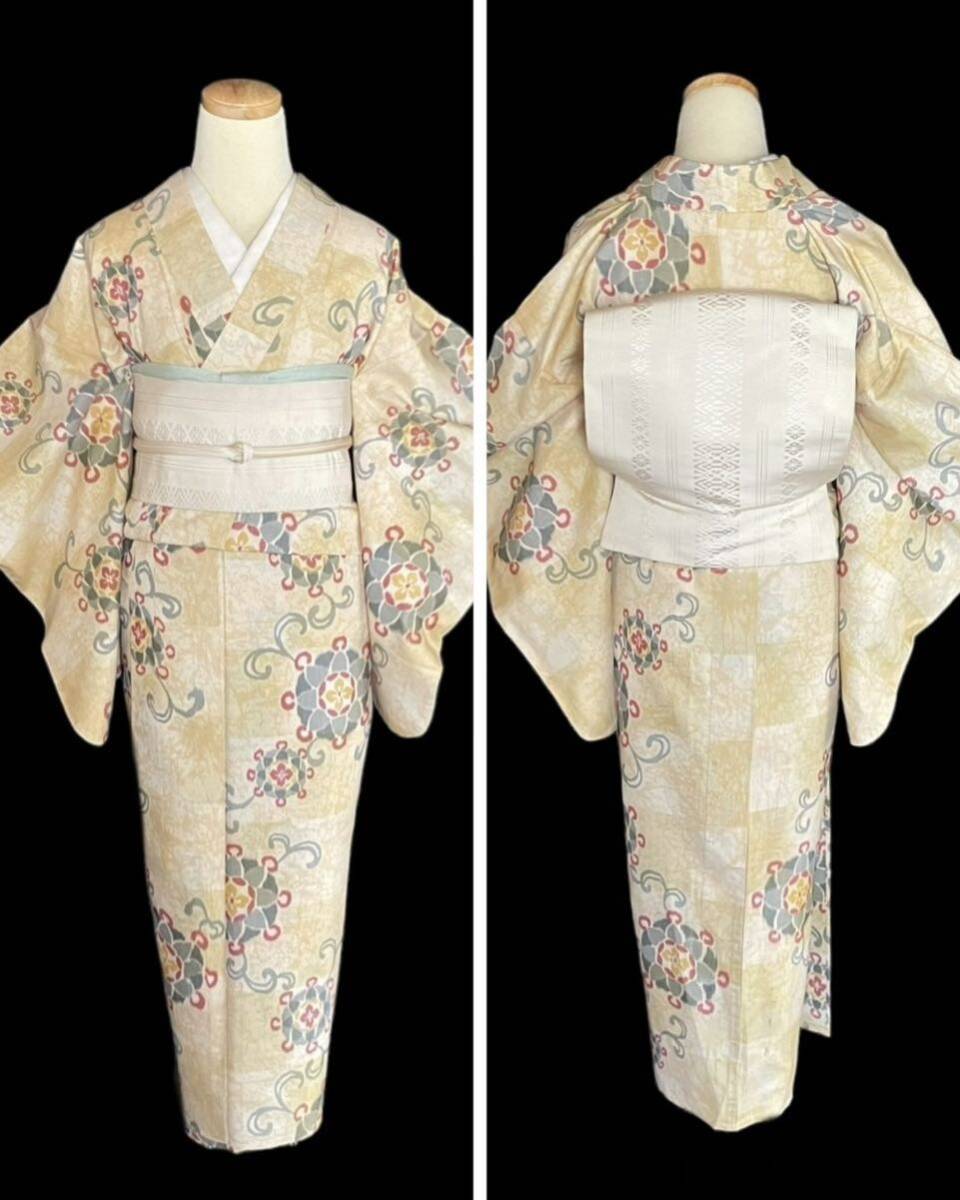 [.. лист магазин ] античный кимоно .. пара выгода .. цветок Tang . одиночный . Taisho роман Showa современный Taisho ..