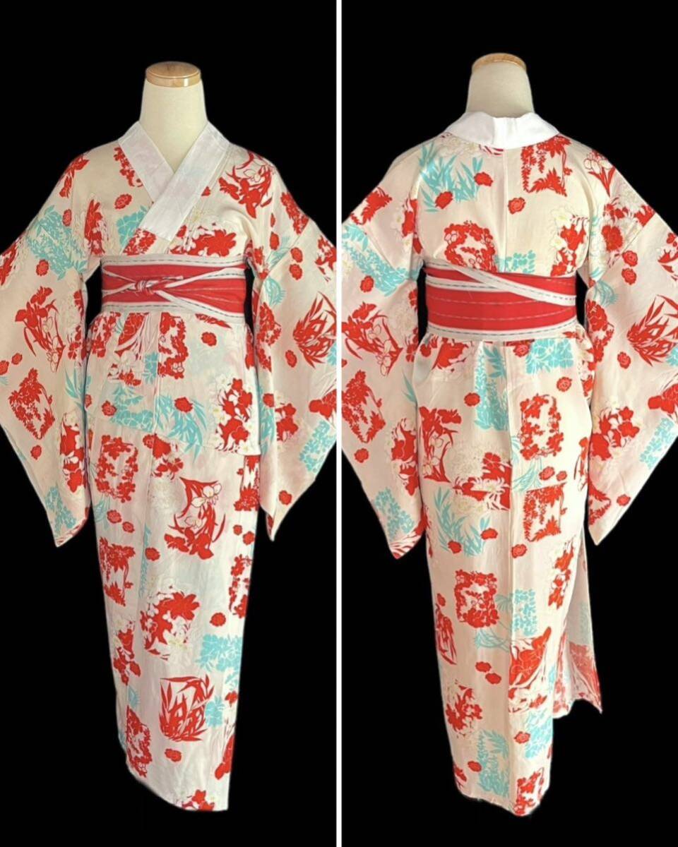 [.. лист магазин ] античный кимоно длинное нижнее кимоно одиночный . 100 ..... Taisho роман Showa современный Taisho ..