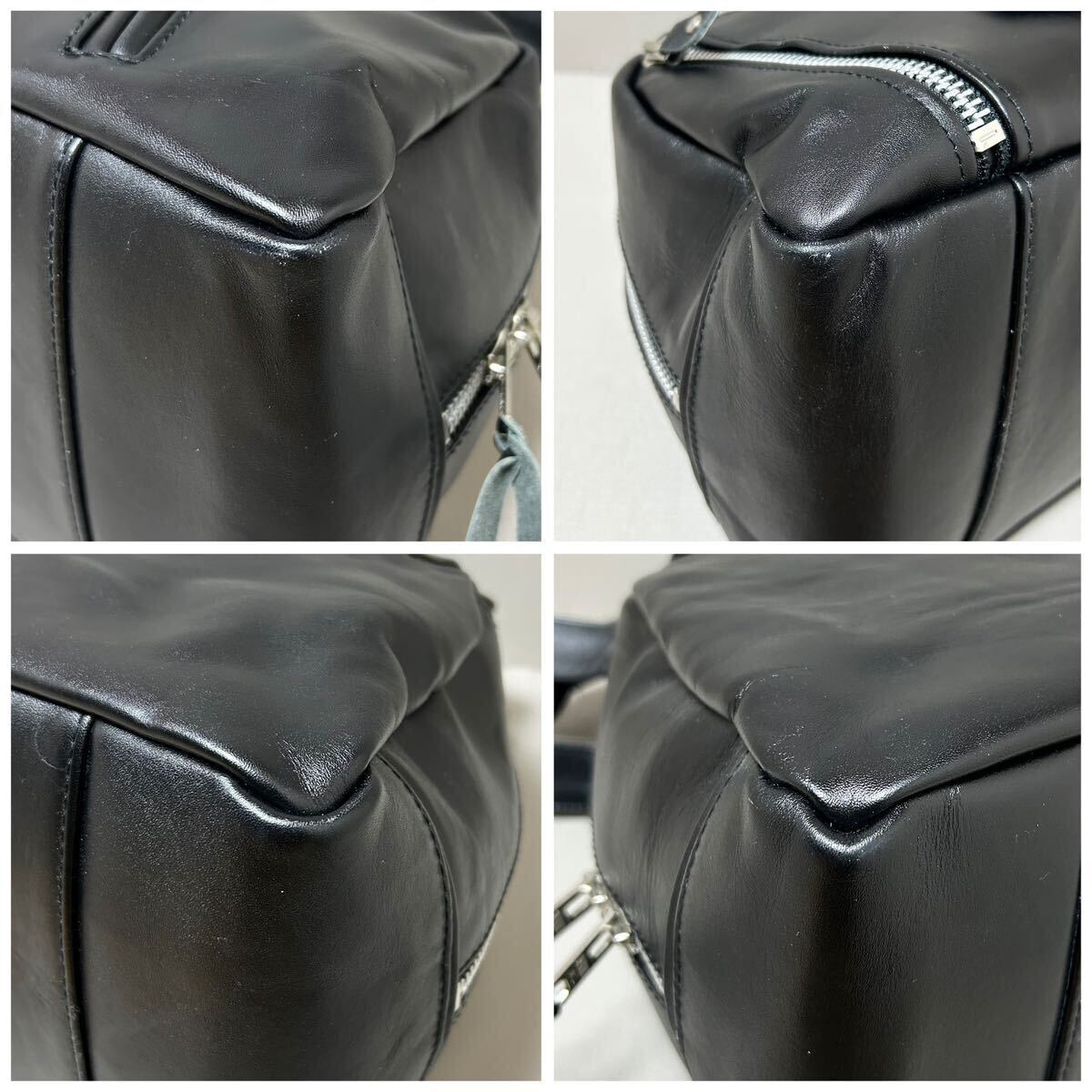 [ превосходный товар ]Schott Schott RIDERS BOSTON BAG Rider's сумка "Boston bag" большая сумка мужской бизнес A4 возможно плечо .. кожа телячья кожа натуральная кожа черный 