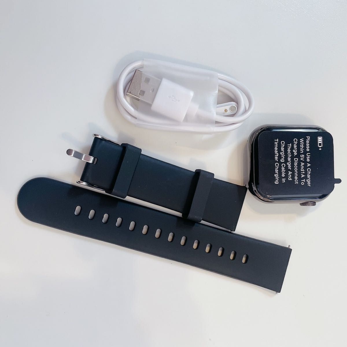 新品　通話機能付き　スマートウォッチ　iPhone android 防水　Bluetooth心拍 血糖値　血圧　歩数計 腕時計
