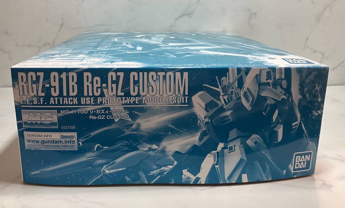 新品未組立【MG 1/100】RGZ-91B リ・ガズィ・カスタム 機動戦士ガンダム 逆襲のシャア ＭＳＶ ガンプラ バンダイ 検 Ｚガンダムの画像4