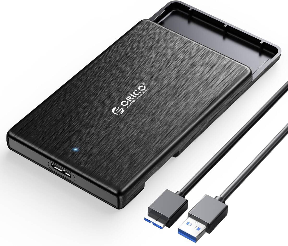 ［箱破れ］ORICO 2.5インチ HDD / SSD ケース USB3.0接続 SATA 3.0 ハードディスクケース UASP対応 4TBまで 9.5mm/7mm厚両対応 2189U3_画像1
