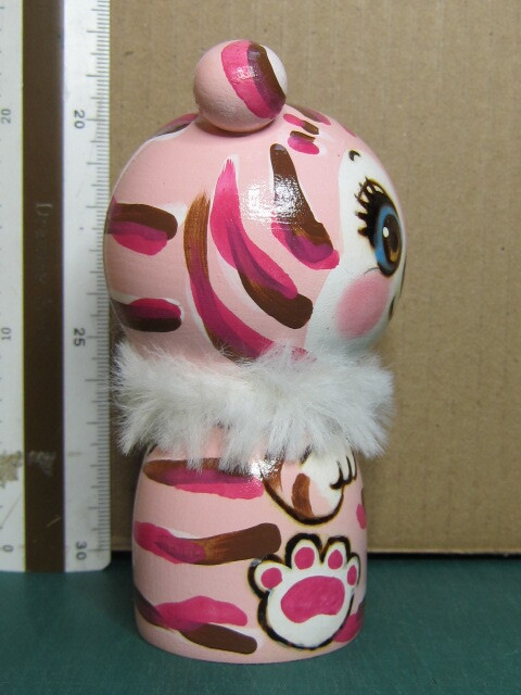 【コケッツ】 cokets こけし その88 / 虎 ピンク 人形 ファンシー 可愛い かわいいの画像3