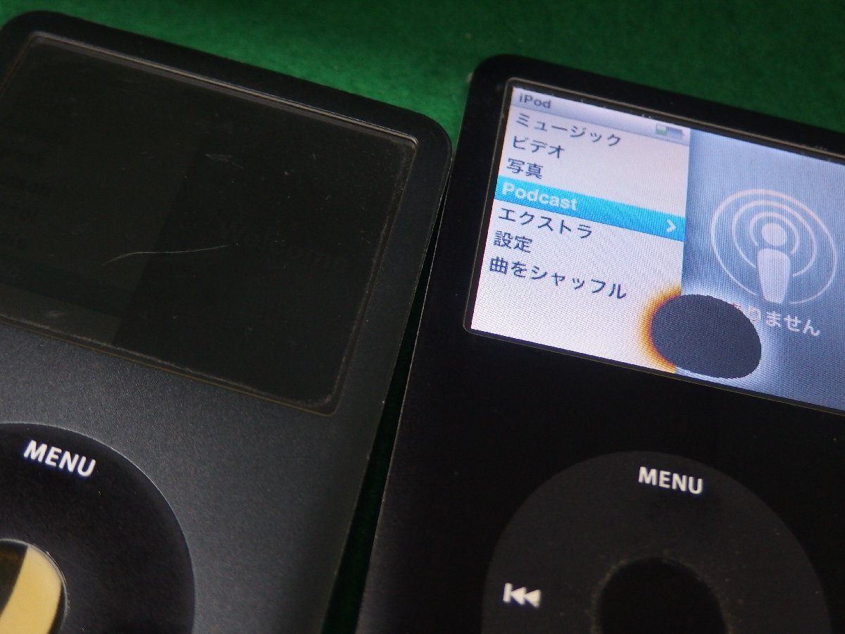 ユ■IP560　♪Apple iPod classic 80GB / 120GB 4台セット Model No:A1238 ジャンク_画像5