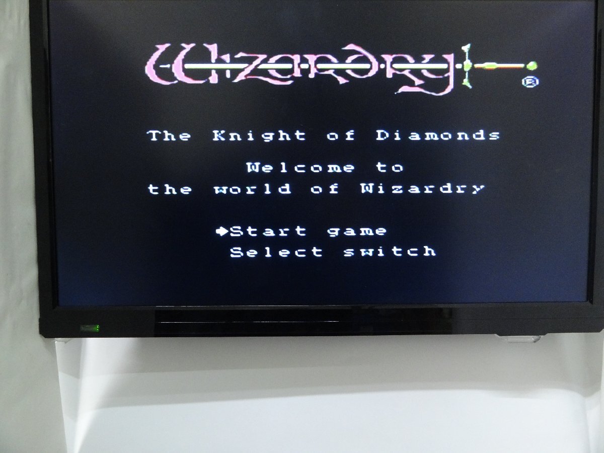 ユ■/Zこ7763 任天堂 ファミコン FC / ウィザードリィ Wizardry、WizardryⅢ / ソフトのみ 2個セット 読み込みOK 保証無の画像9