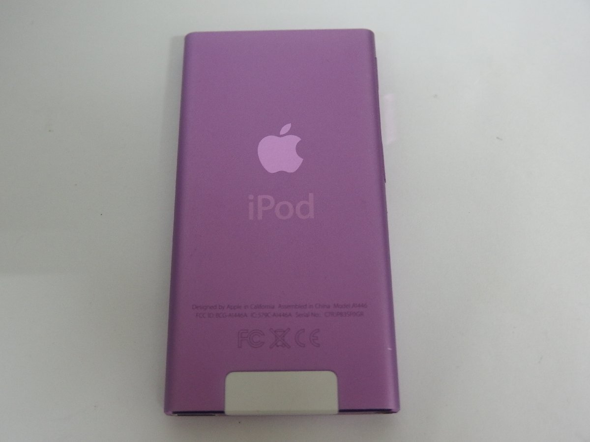 ユ■IP564 ♪Apple iPod nano A1446 第7世代 16GB 初期化済 現状品の画像4