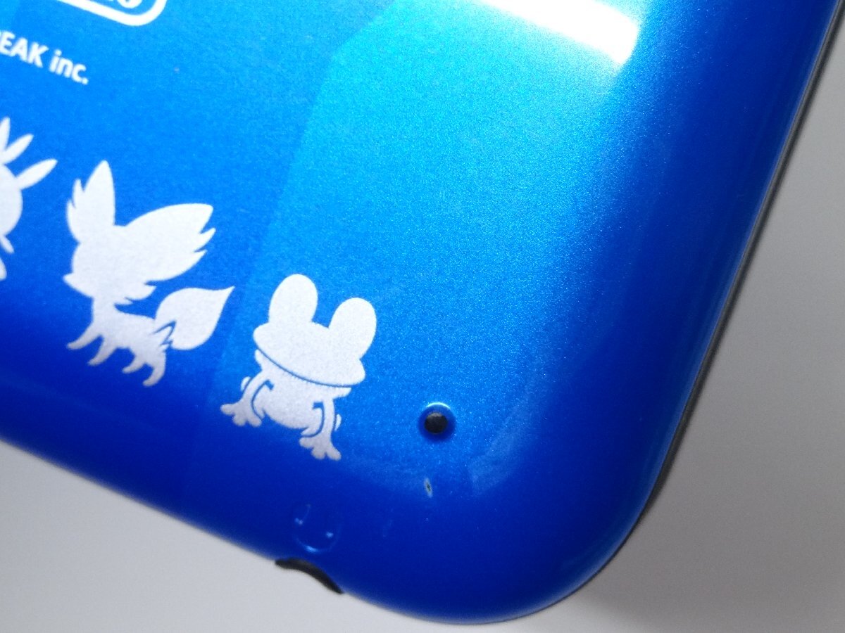 ユ■/Zこ7788 NINTENDO 3DSLL ニンテンドー 3DS LL 本体 訳あり//初期化済//ゼルネアス・イベルタル ブルー//ソフト付//保証無の画像9