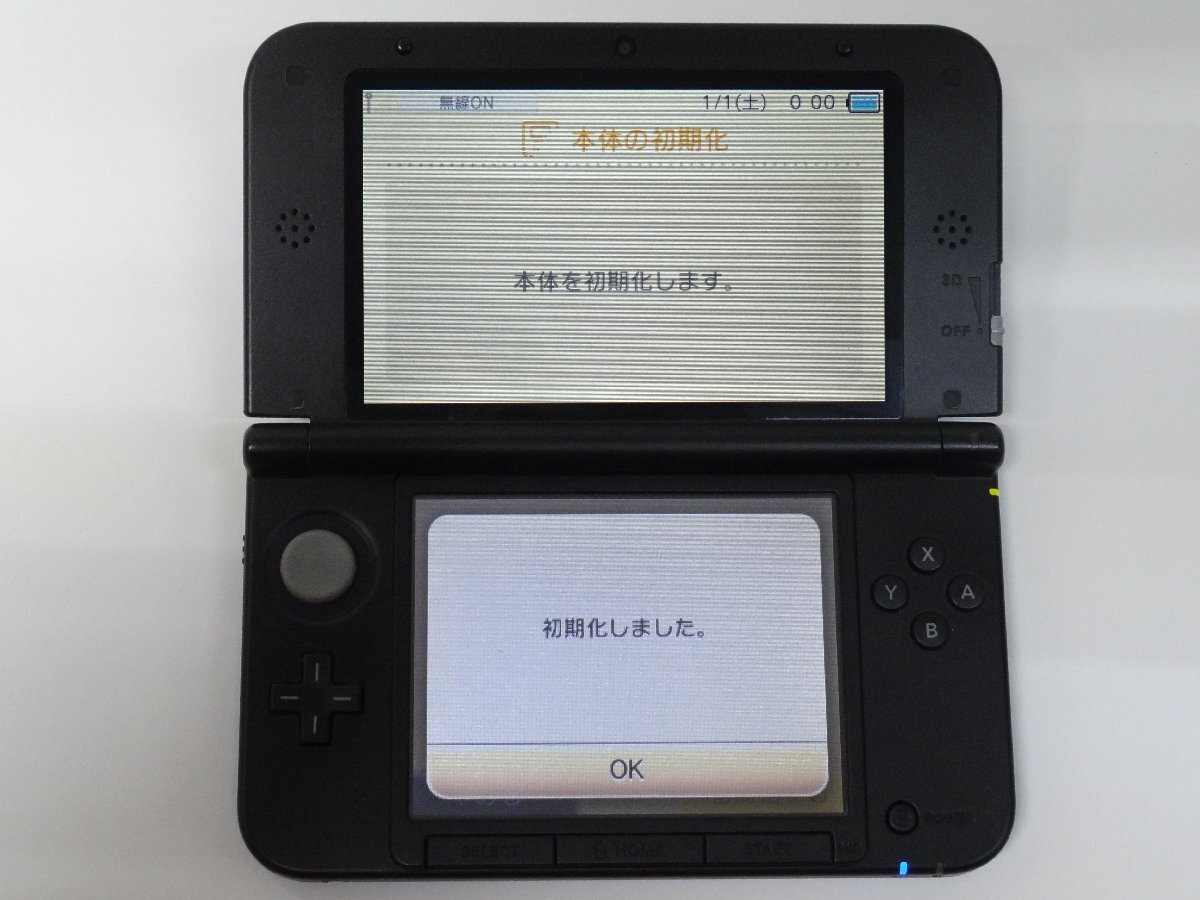 ユ■/Zこ7788 NINTENDO 3DSLL ニンテンドー 3DS LL 本体 訳あり//初期化済//ゼルネアス・イベルタル ブルー//ソフト付//保証無の画像4