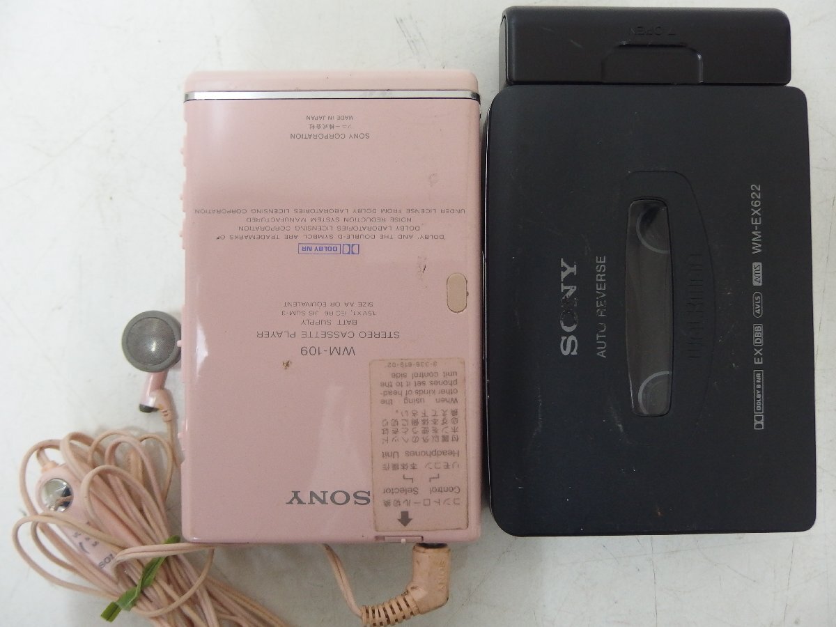 6■/Zク4097 SONY WALKMAN 6台セット WM-EX621 WM-GX707 WM-109 EX-EX622 WM-EX677 WM-EX651 動作未確認の画像6