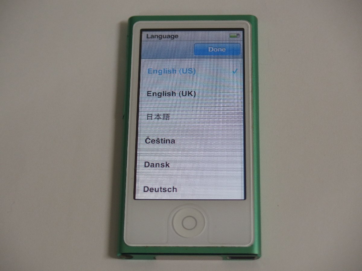 ユ■IP567 ♪Apple iPod nano A1446 第7世代 16GB 初期化済 現状品の画像1