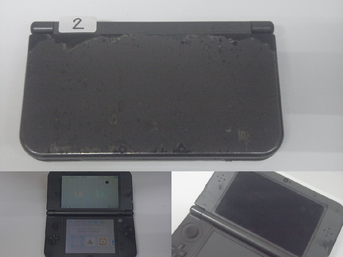 6■/Zこ7818 任天堂 new NINTENDO 3DSLL newニンテンドー3DS LL 本体 訳ありジャンク 5台セット / RED-001 / 保証無の画像3